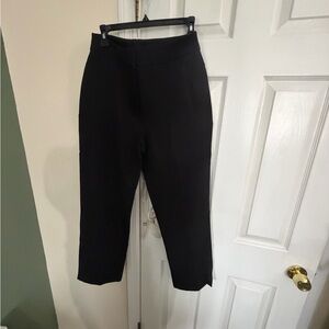 T Tahari Black Cropped Ankle Pants